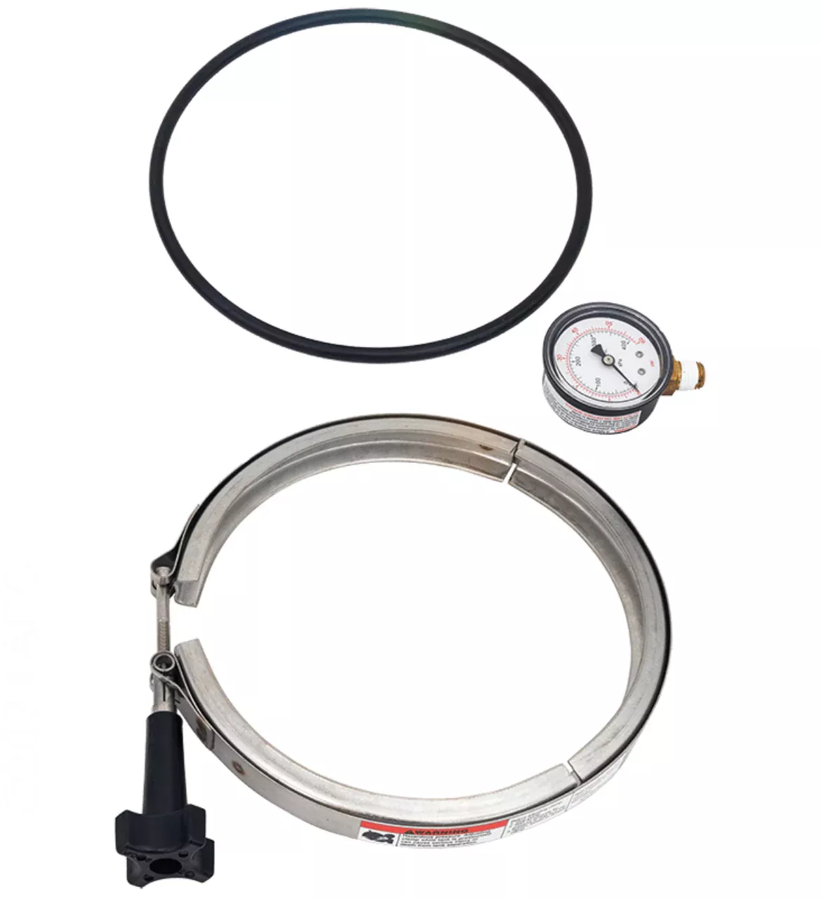 Pentair WC119-87 V-Clamp Assembly with Knob for Sta-Rite, Cristal-Flo, Waterford