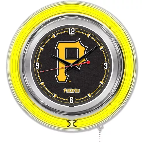 Pittsburgh Pirates 15" Double Neon Wall Clock