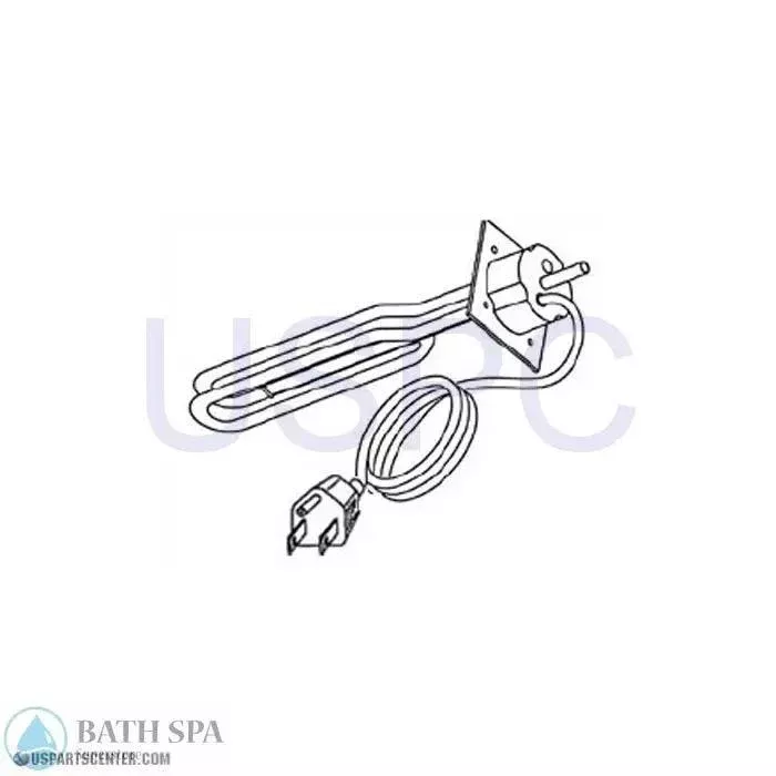 Plate Element 4 in x 4 in Plate, 1 Thermowell, Nema Plug