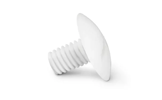Polaris White Plastic Wheel Screw for Polaris Pool Cleaner C55