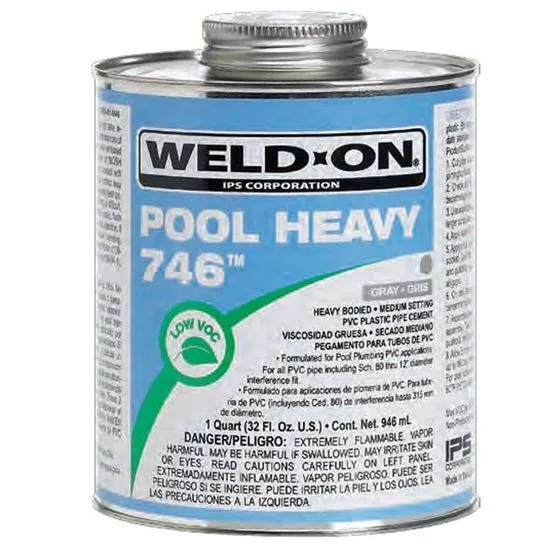 Pool Heavy Clear Cement 1 Qt 746 Ips13563