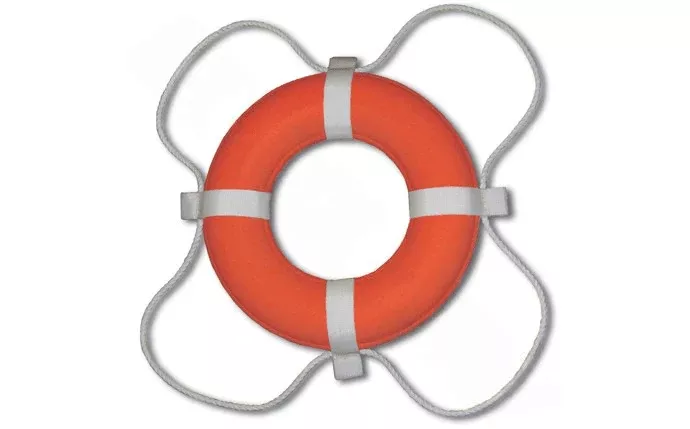 PoolStyle 363 20″ Orange Coast Guard (Uscg) Approved Ring Buoy