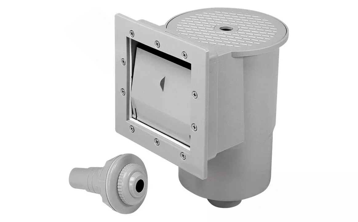 PoolStyle PS001 Gray Standard Above Ground Skimmer and Return Fitting