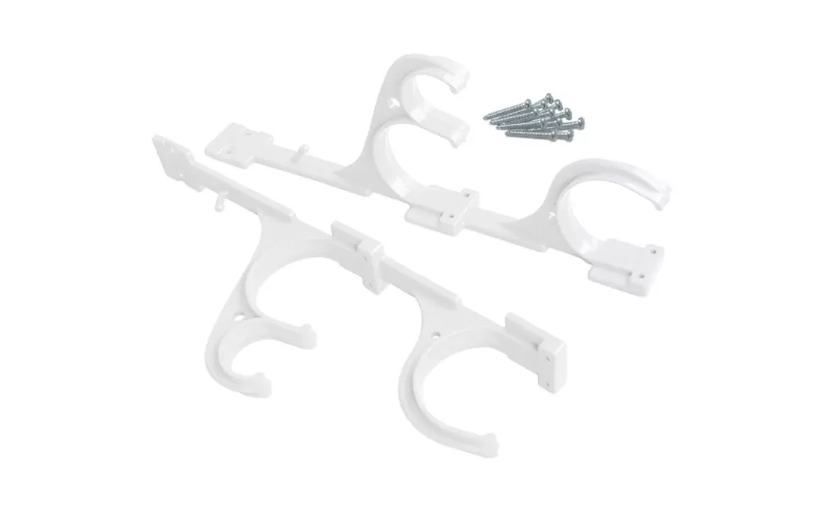 PoolStyle PS2019 Plastic Pole Hanger with Screws 2 Pack