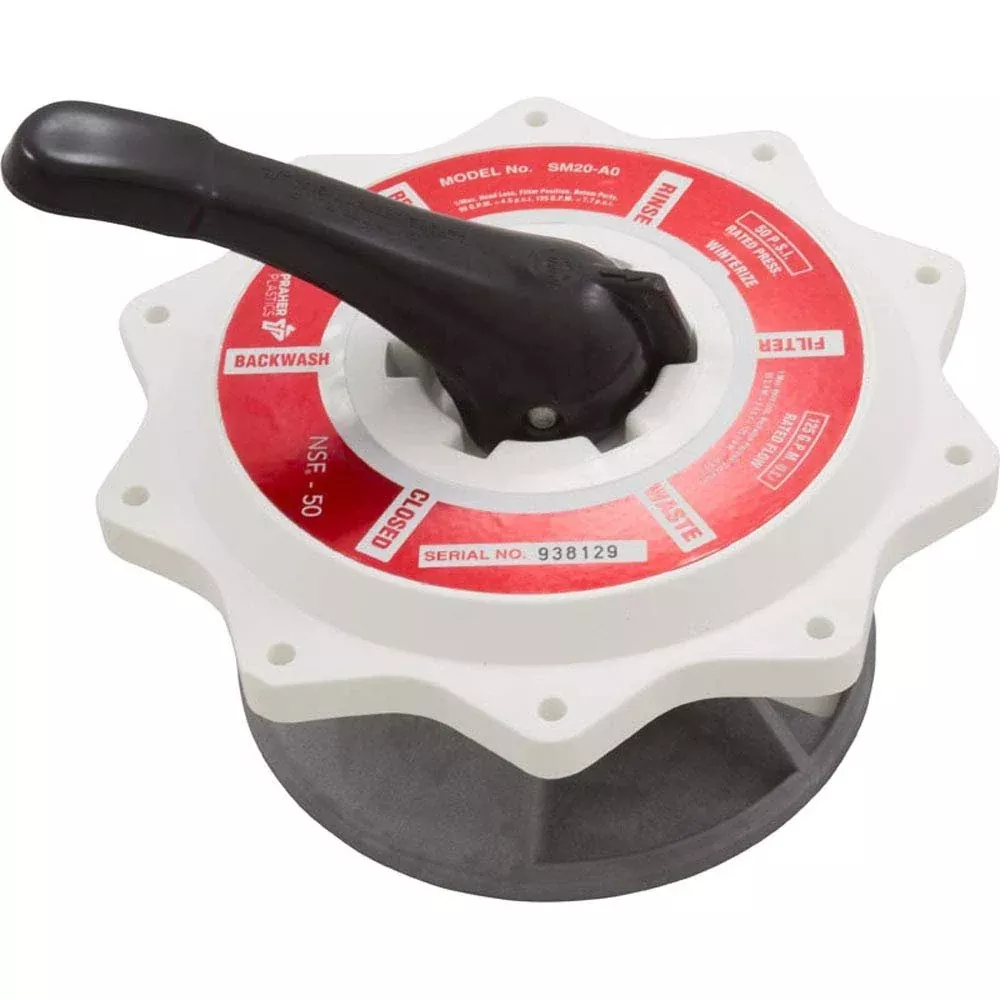 Praher Top Assembly Valve 2in. White with Decal E-50-S2