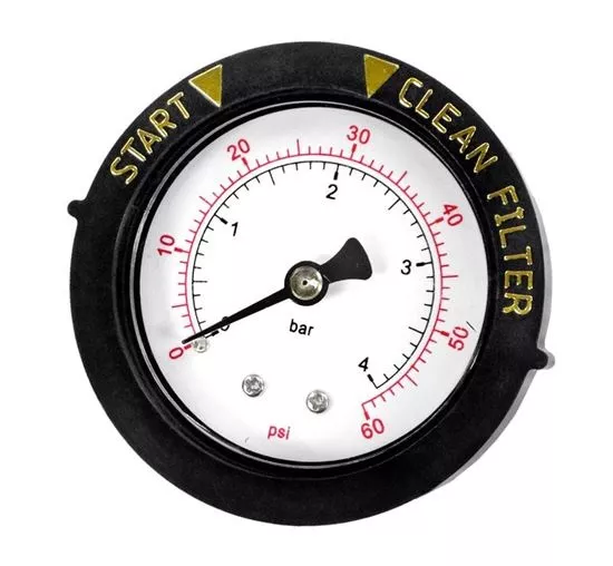 Pressure Gauge Back Mount1/4" mpt 0-60psi 190059