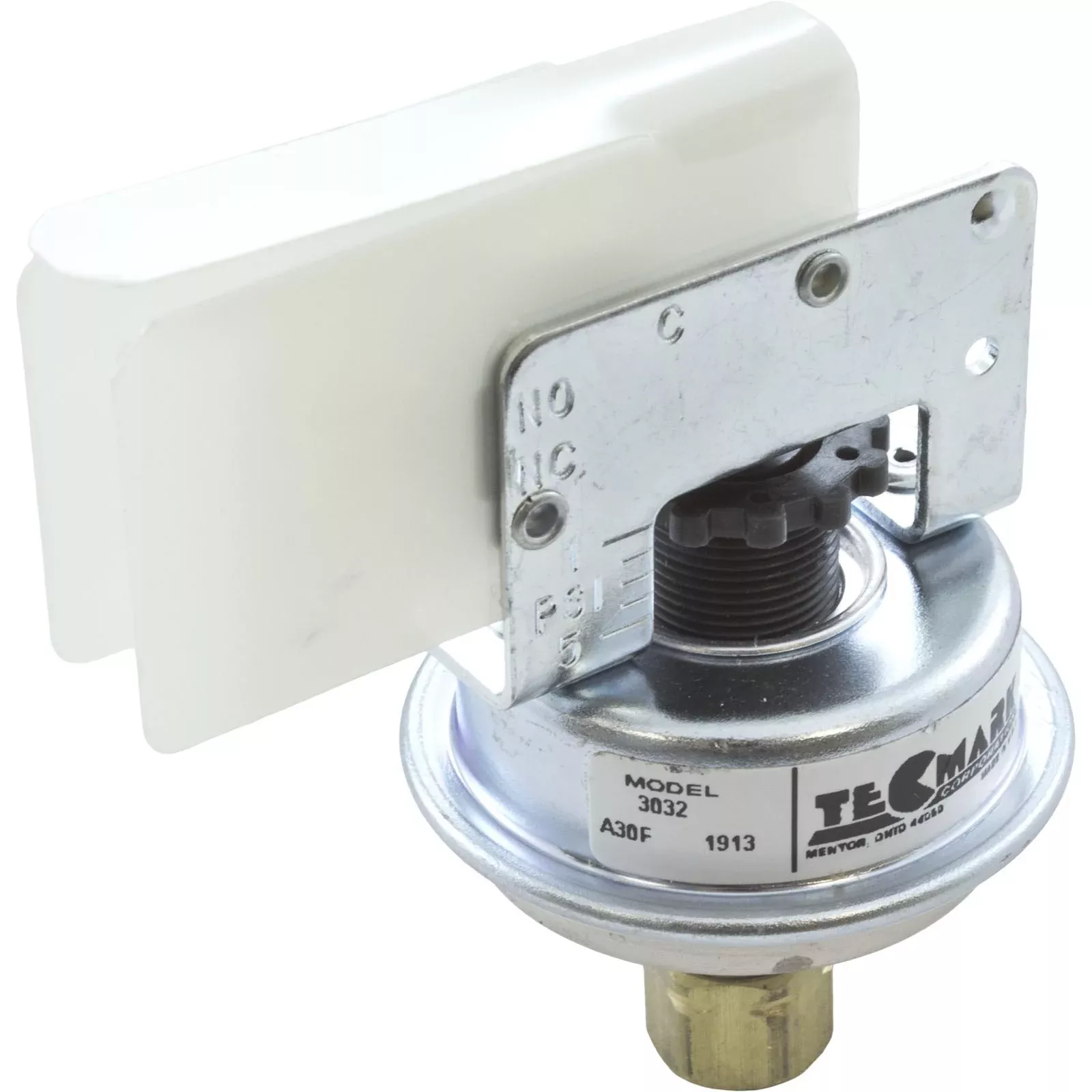 Pressure Switch 3032, 1A, Tecmark, 1/4"Comp, SPNO : 3032