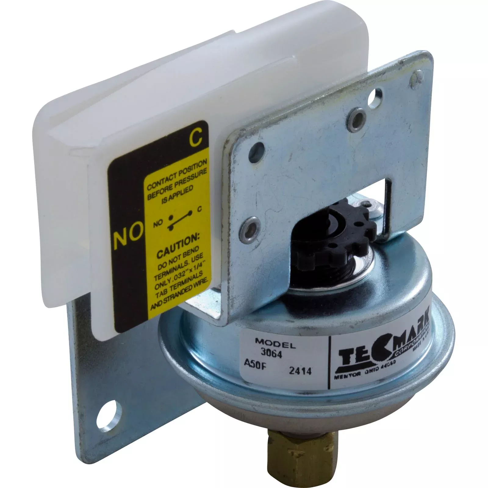 Pressure Switch 3064 25A Tecmark 3/16"Comp SPNO 3064