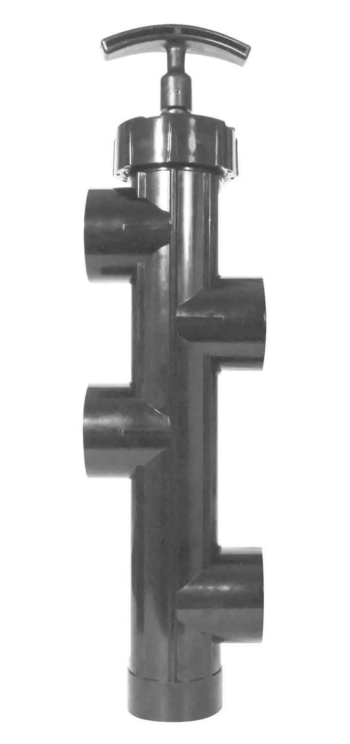 Pro Series Slide Valve 2 Inch Side Mount – 8 Inch Center (Without Unions)