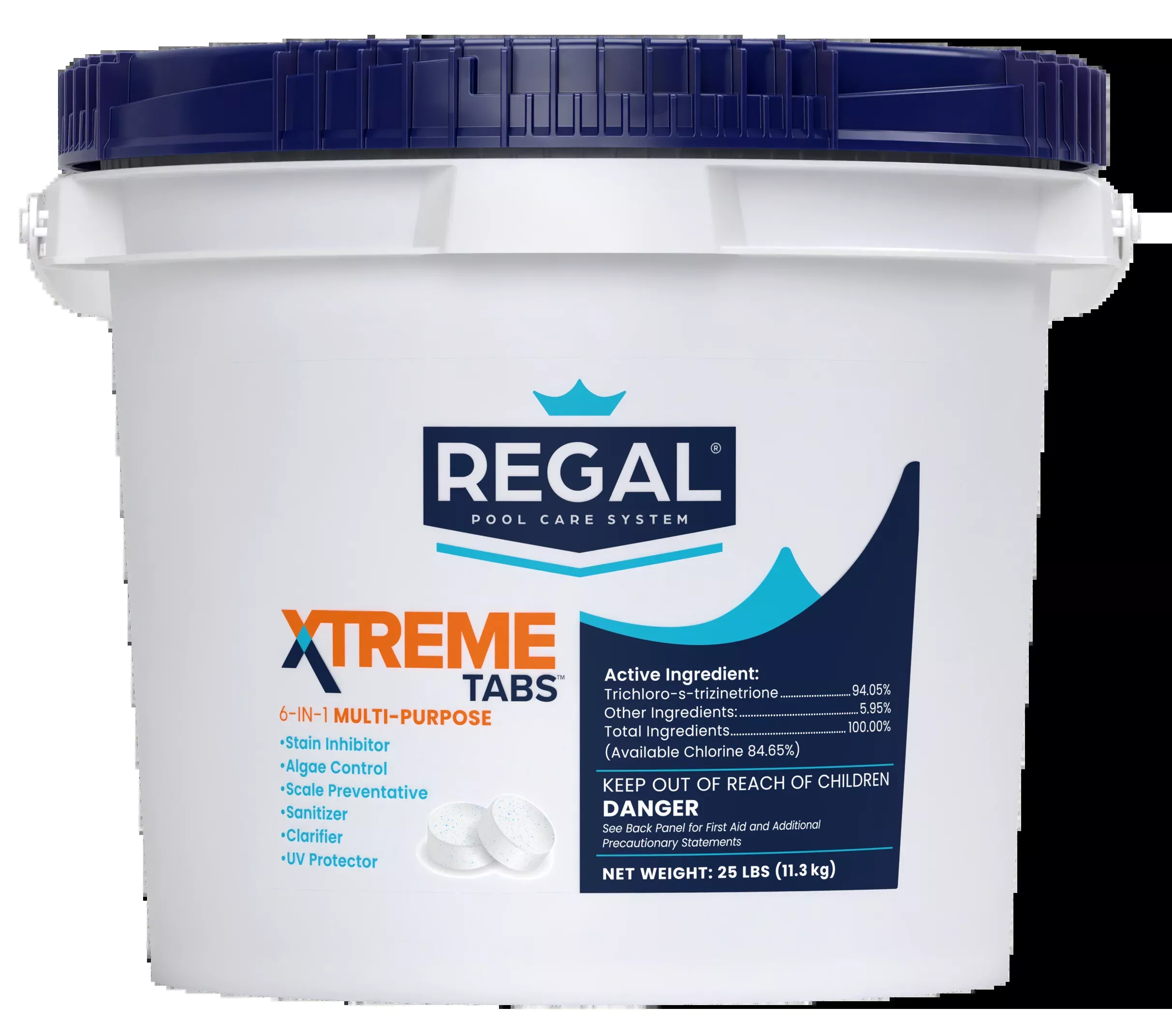 Regal 25 lb 3″ Xtreme Wrapped Tabs Pail