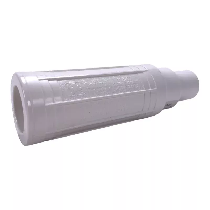 Repair Coupling, 3/4" Slip x Spigot White PVC Compact