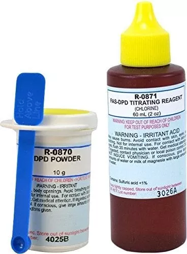 Replacement Reagent FAS-DPD Refill Kit (Large) – Over 100 Tests