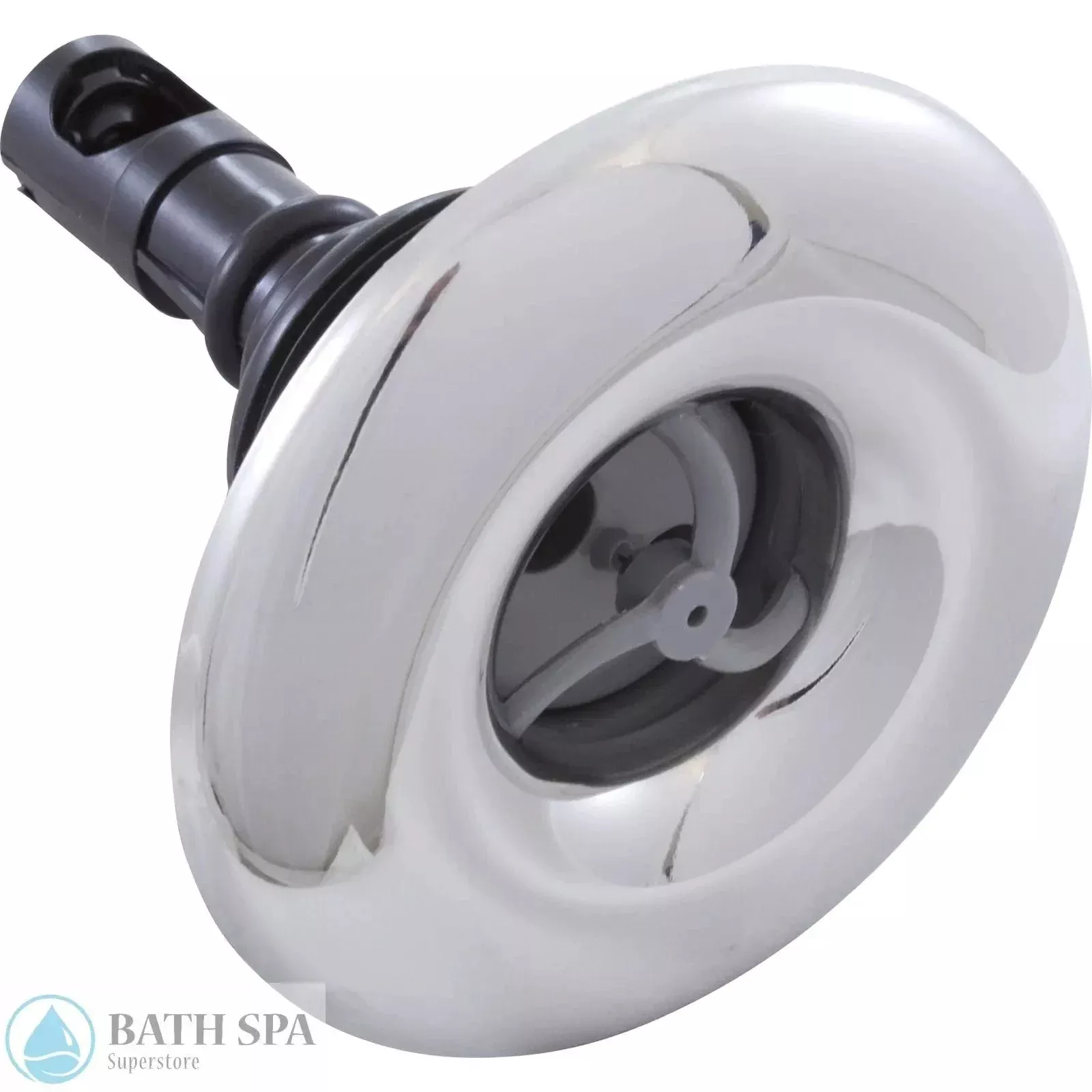 Rising Dragon Quantum, 3-3/8" Face, Thd, Directional, Smooth, Gray/SS (RD203-3420-S10)