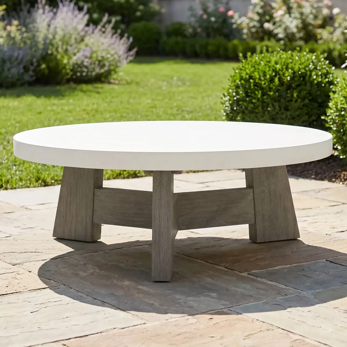 Rochelle 42" Round Cocktail Table
