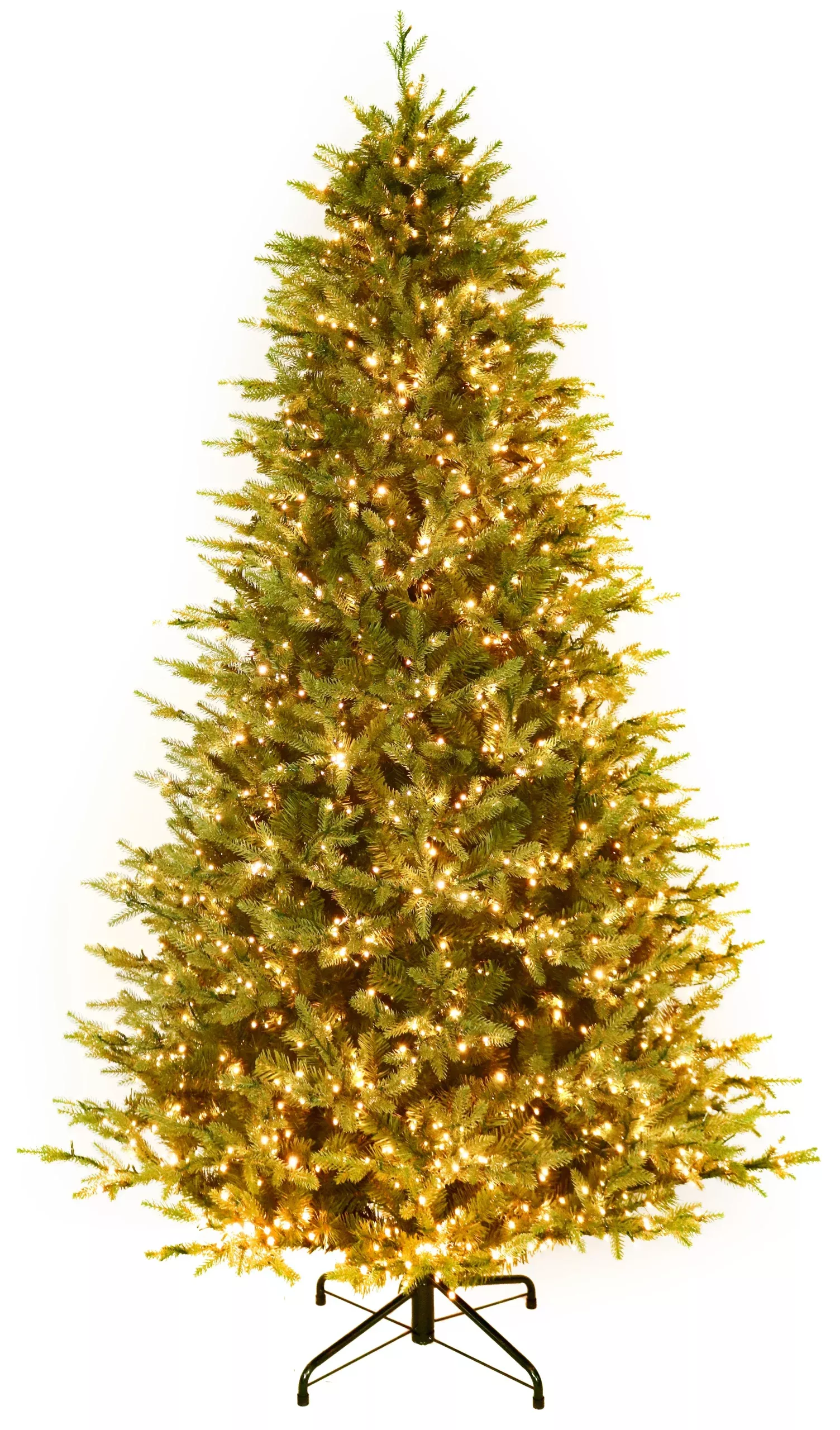 Rocky Mountain Fir Artificial Christmas Tree with Starry Lights