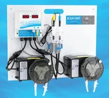 Rola-Chem – Ready to Mount Digital pH/ORP Chemical Controller System With Two 38 GPD Pro Series 300 Pumps – 554500