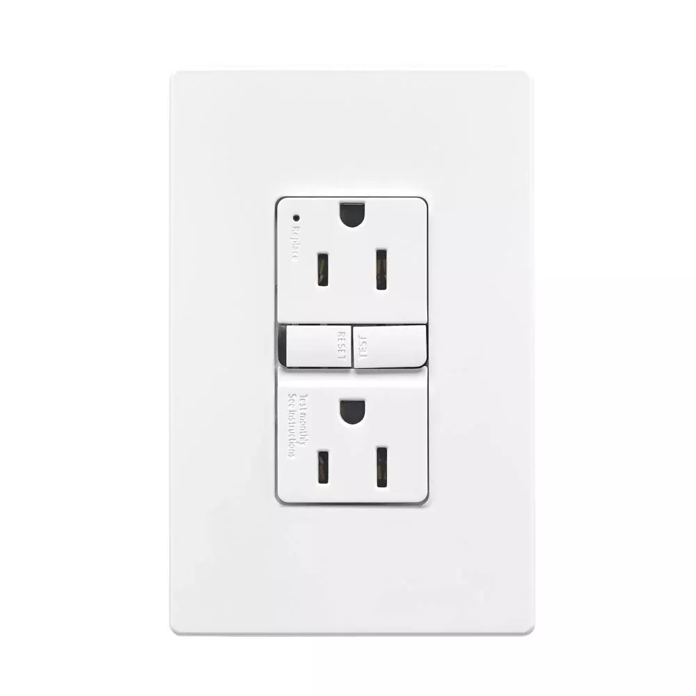 SELF TEST GFCI W/ WALLPLATE