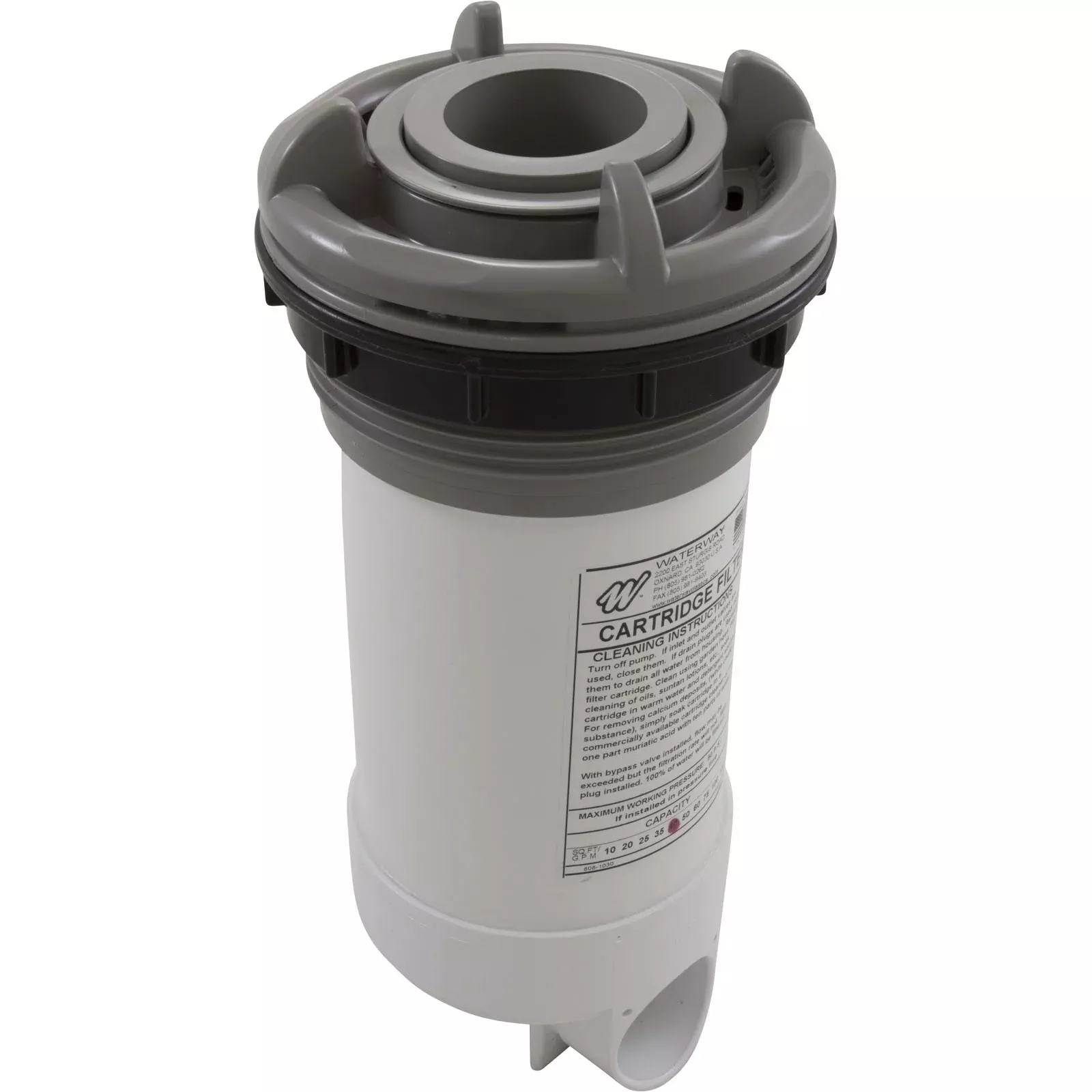 Skim Filter Complete, WW DynaFlo Lo-Profile, 40sqft, Gray, 510-6547