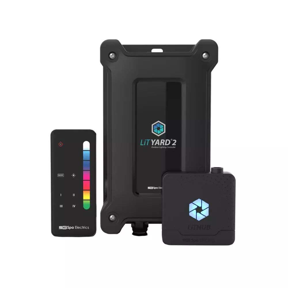 Spa Electrics LIT YARD 2 Lighting Controller – No Wi-Fi (LIT-Y2X-RFH)