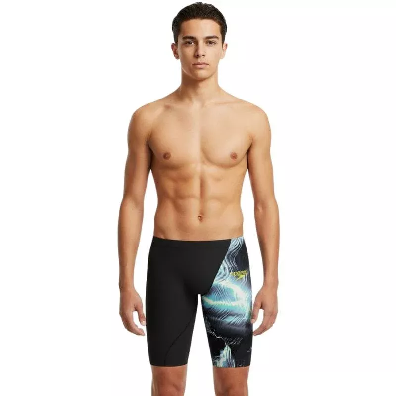 Speedo – Boys Fastskin LZR Ignite Jammer – Electro Static/Black