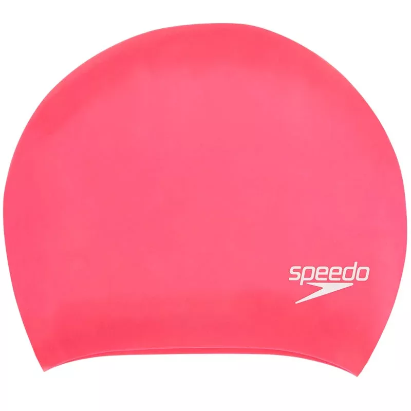 Speedo – Long Hair Silicone Cap – Pink