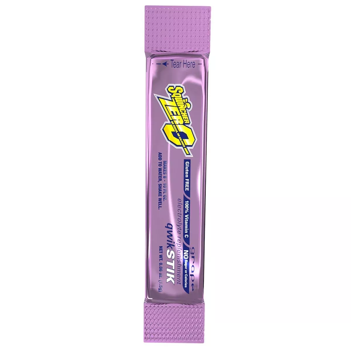 Sqwincher 060204-GR Sugar-Free Quick Stick, Grape, 0.06 oz.