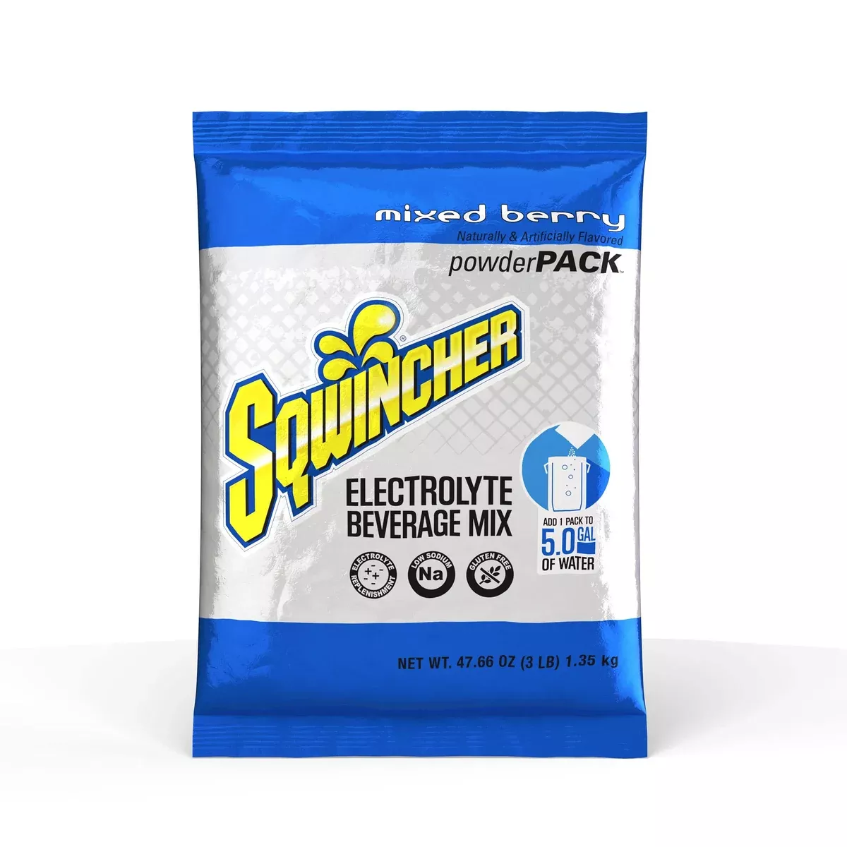 Sqwincher Powder Concentrate Electrolyte Replacement Beverage Mix