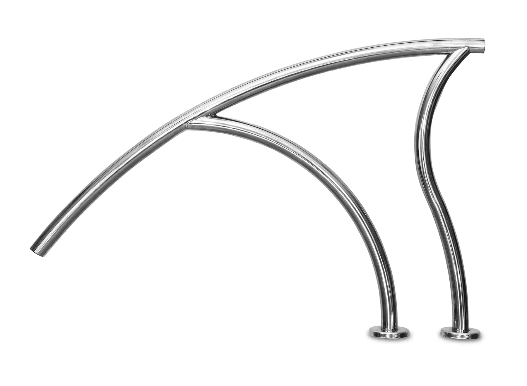SR Smith Designer Series 3-Bend Deck To Deck Return Stair Rail | Dr-D3D50065