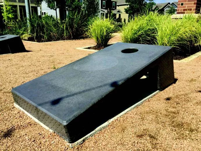 Stone Age Concrete Outdoor Cornhole Boards