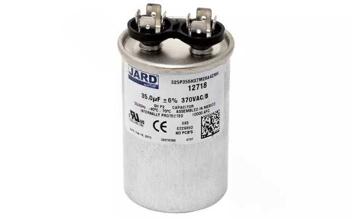 Super-Pro 35 MFD 370V Round Run Capacitor 12718