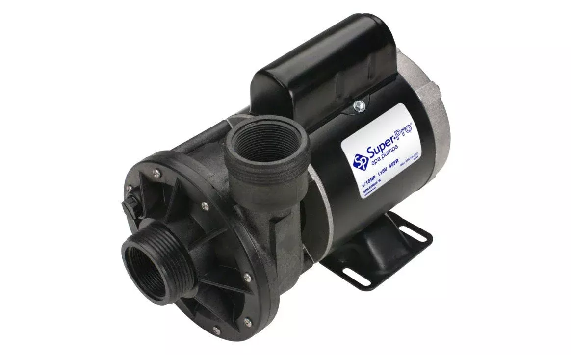 Super-Pro Spa Pump 48 Frame 1 Speed 1/15HP 115V SG9005-1E