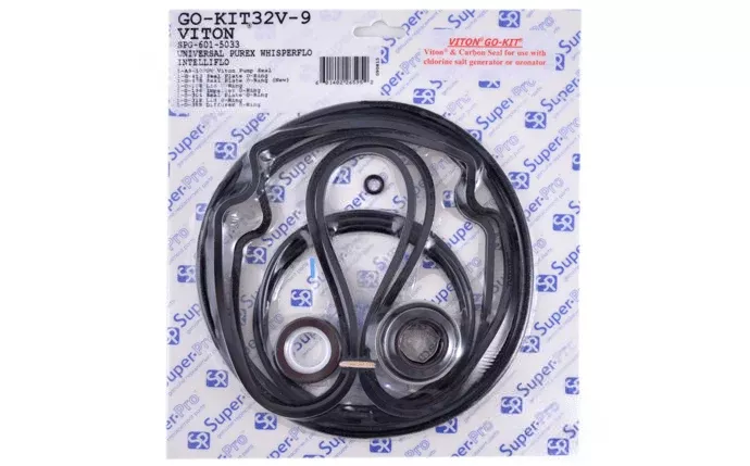 Super-Pro Viton Purex WhisperFlo Pump Seal Kit GO-KIT32V-9