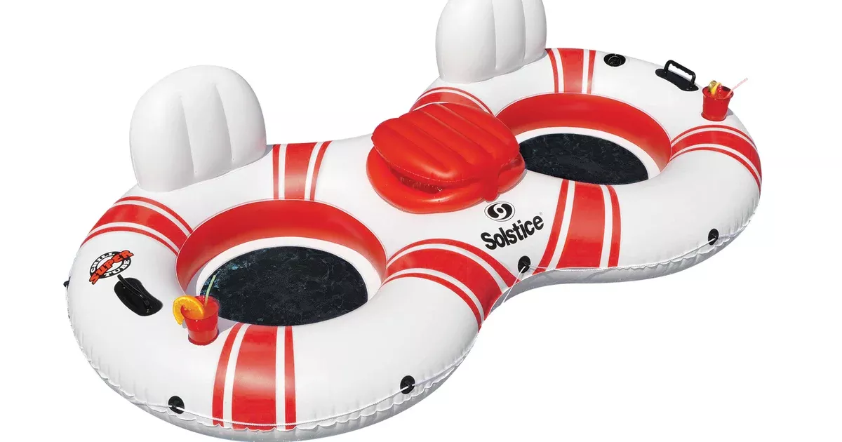 Swimline Super Chill River Tube Double w/ Cooler | 17002
