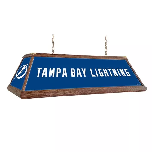 Tampa Bay Lightning: Premium Wood Pool Table Light