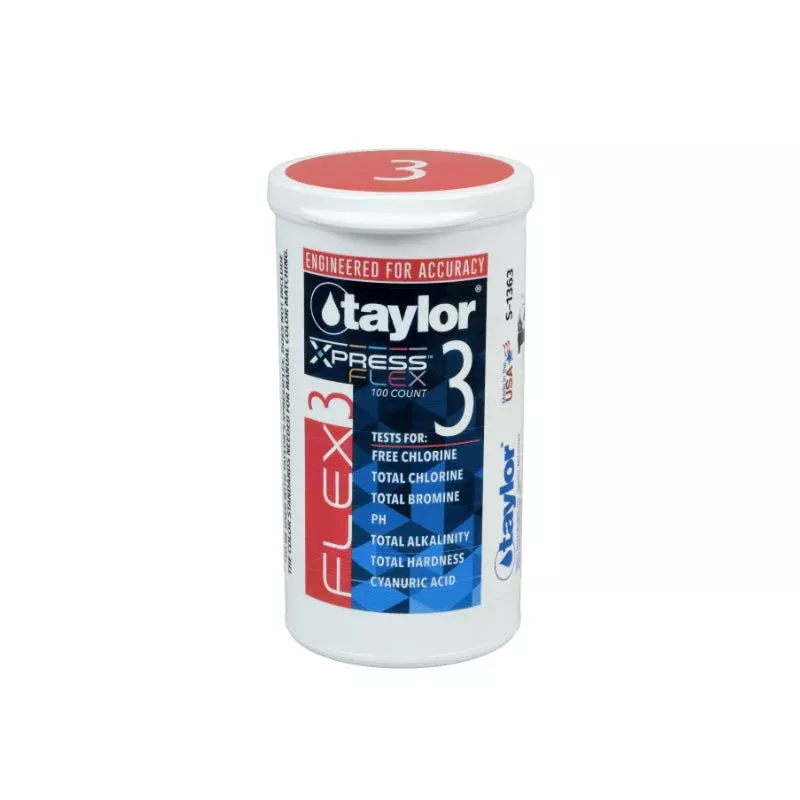 Taylor Flex 3 Test Strips for Xpress Flex System – 100/Btl | S-1363-6