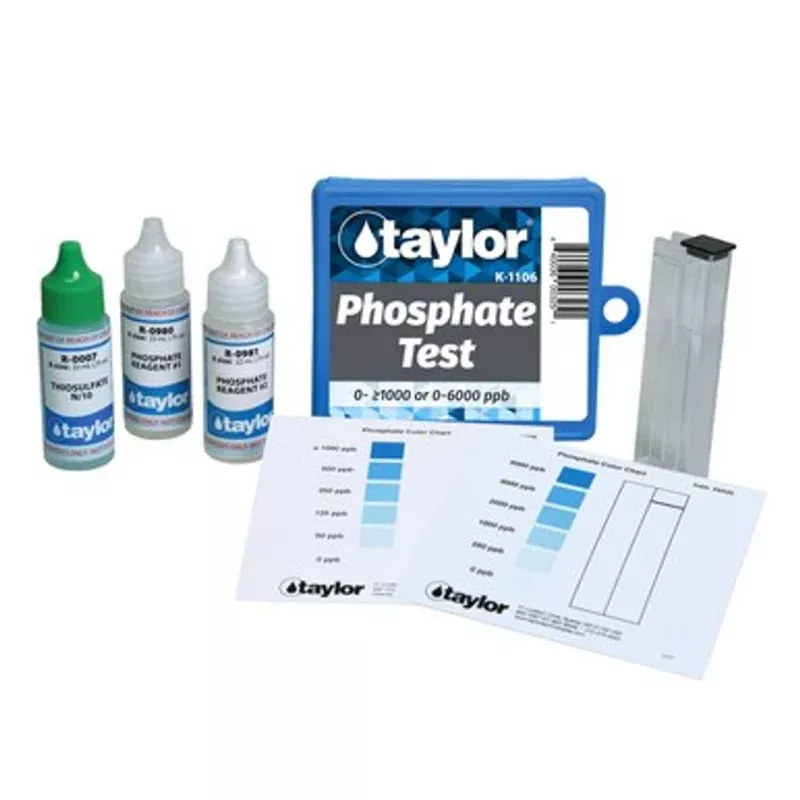 Taylor K1106 Phosphate Test Kit | Pool Water Phosphate Tester | K1106