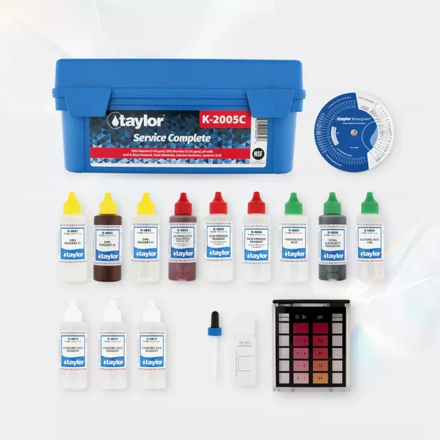 Taylor Service 9-way High-DPD Complete Test Kit w/ Increased Testing Capacity | K-2005C-8