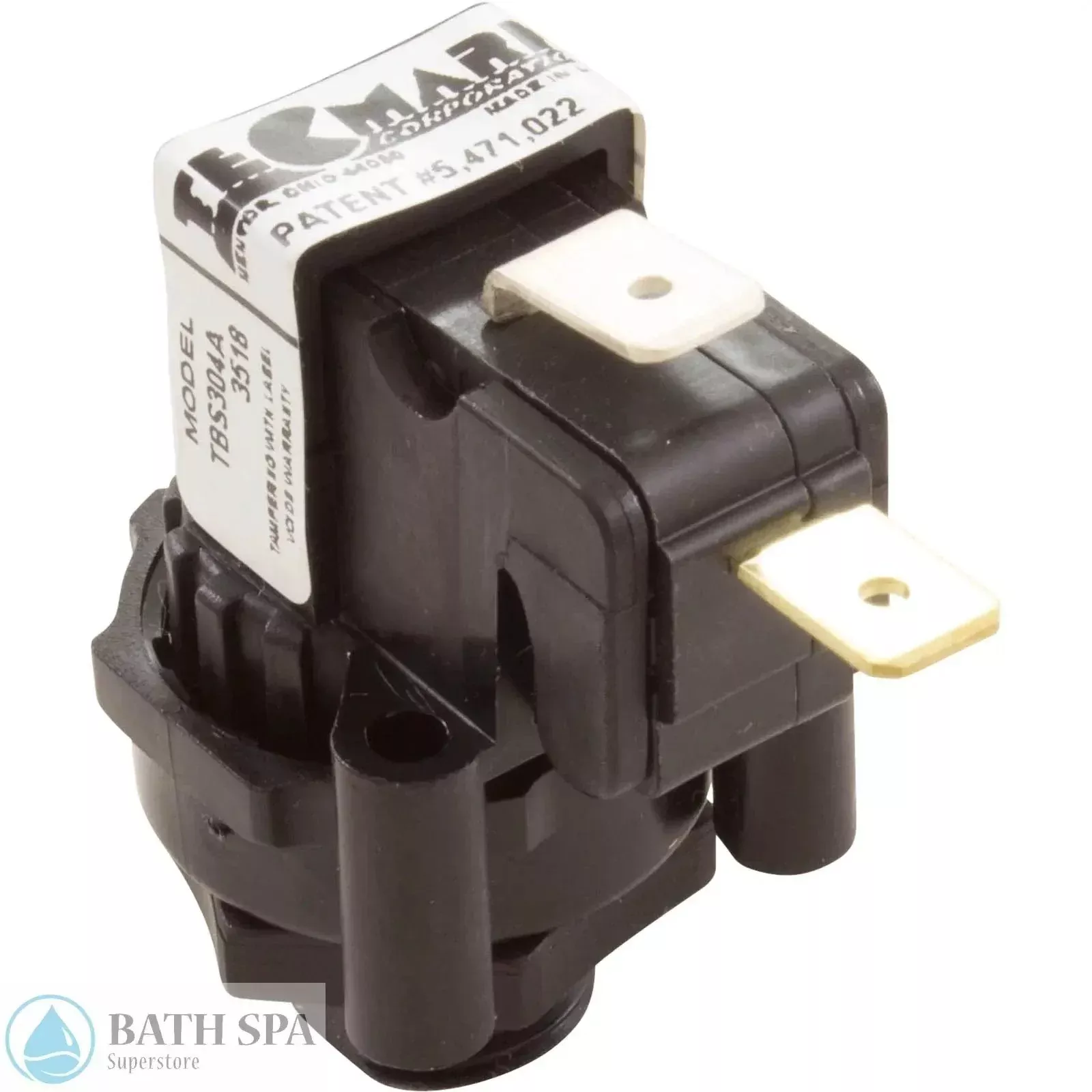 Tecmark, TBS304A, SPNO, 10A, Threaded, Momentary
