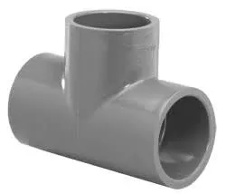 Tee, 6" Socket Gray PVC Schedule 80 Standard