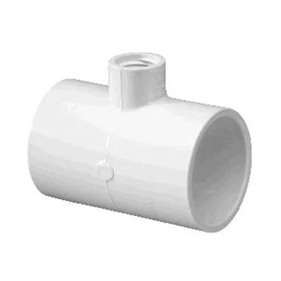 Tee reducing 2" slip x 2" slip x 1/2" female pipe thread 402247