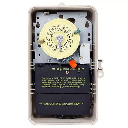 TIMER W/HEAT DELAY 110V PLAS
