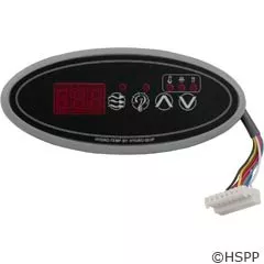 Topside Hydrouip Eco 1 4 Button P1 Lt Sm Oval 10Ft Cord 34-0193