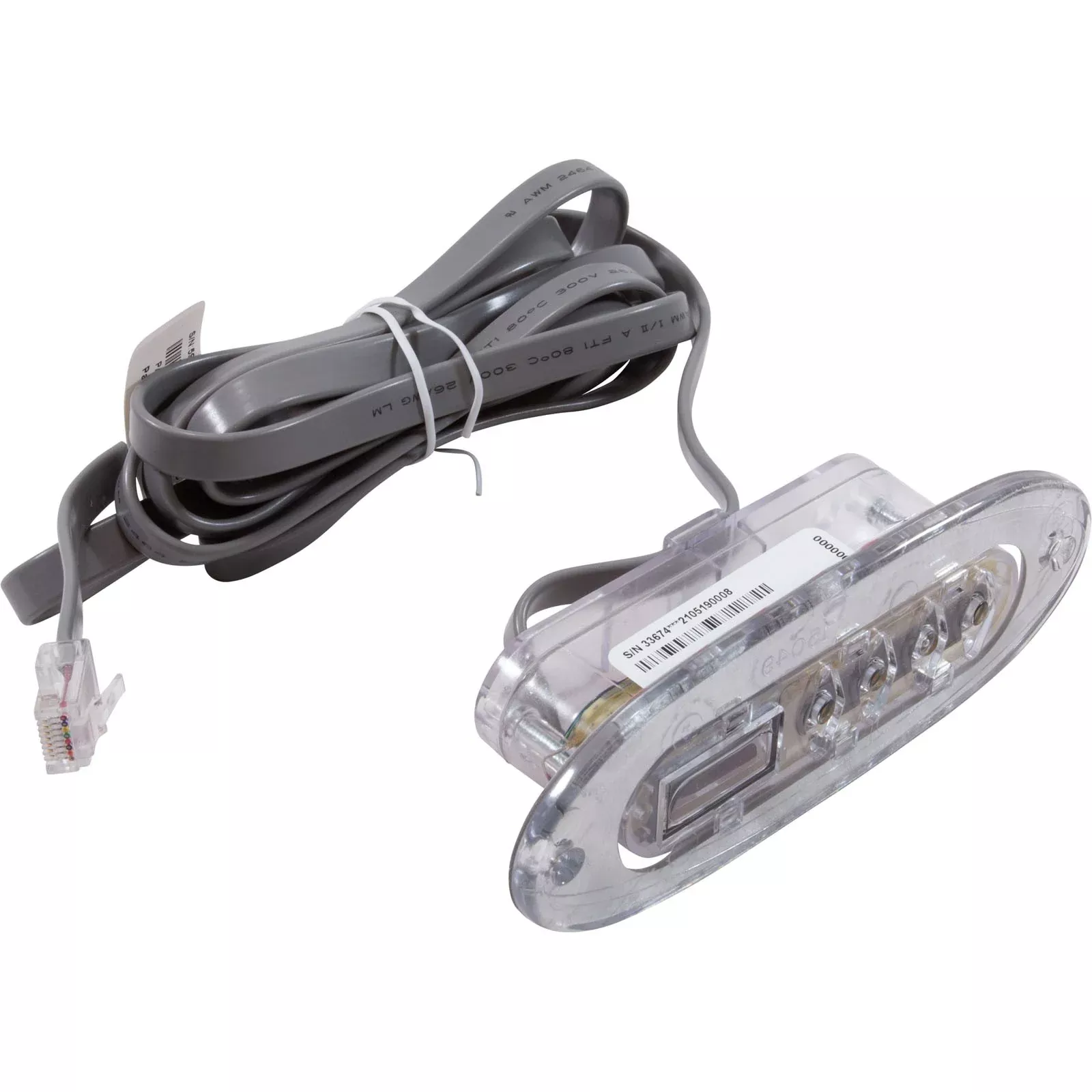 Topside Only, BWG VL240, 4 Button, Clear : 59020