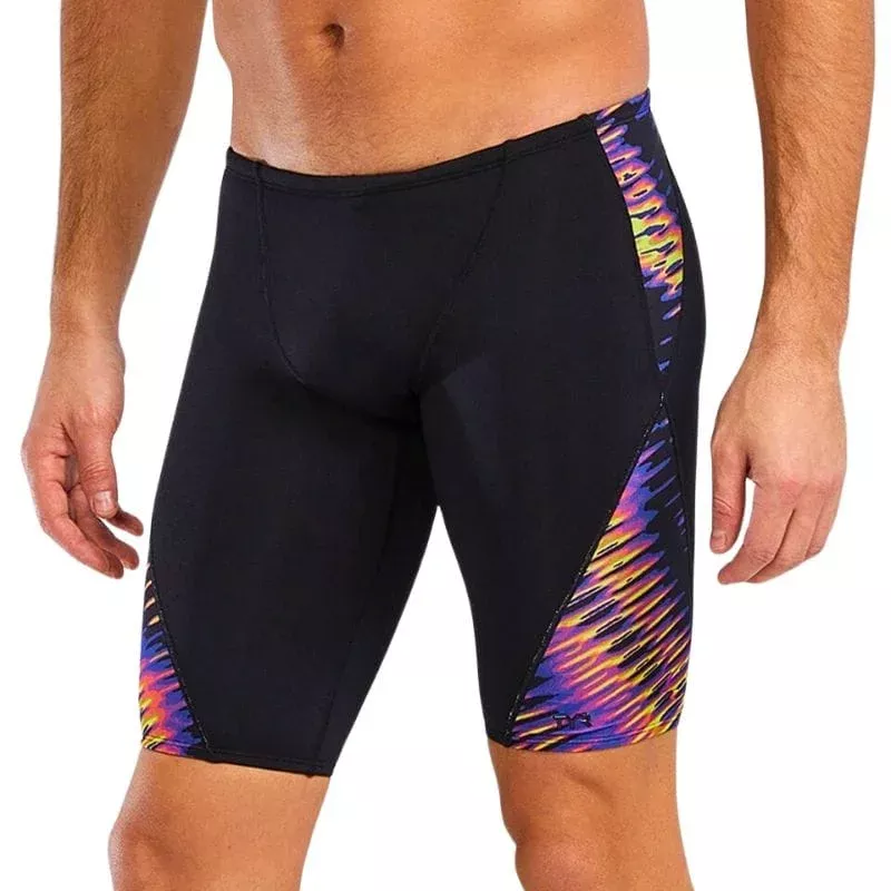TYR – Evolved Durafast Elite Men’s Jammer – Lime/Multi