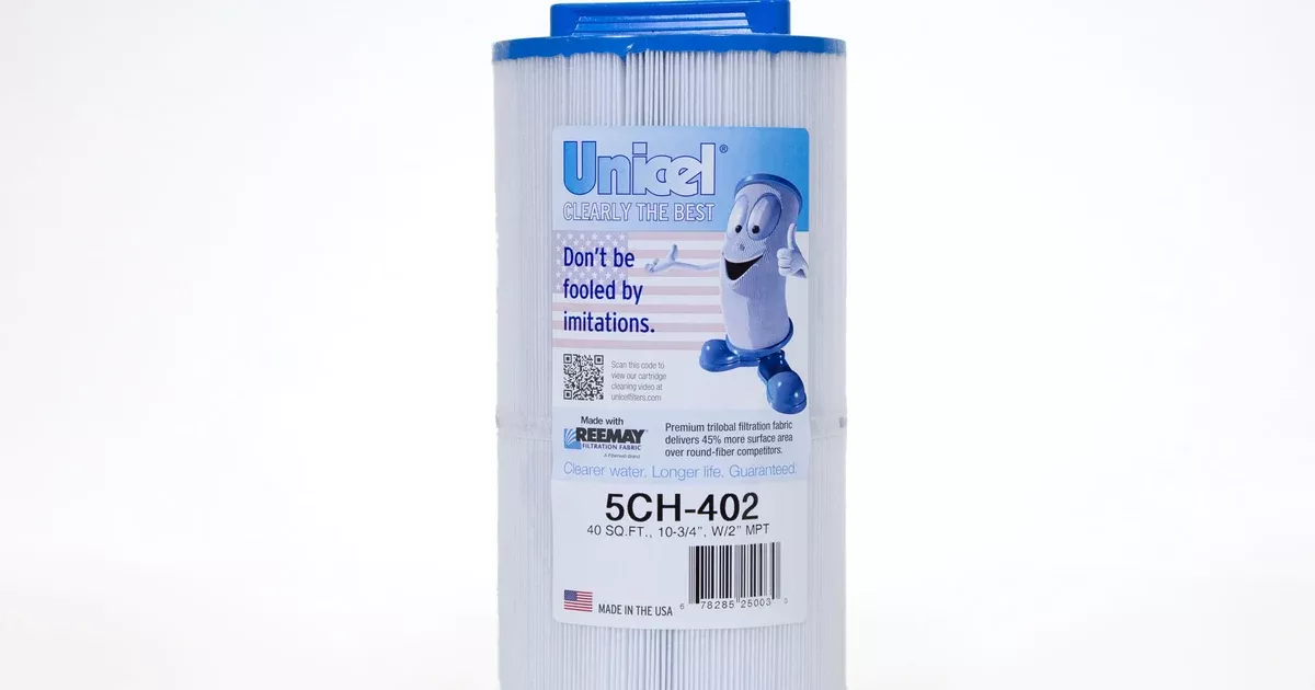 Unicel 5CH-402 Replacement Spa Filter Cartridge for Del Sol, Sundance & Jacuzzi Premium Spas | 40 Sq. Ft. | 6540-723
