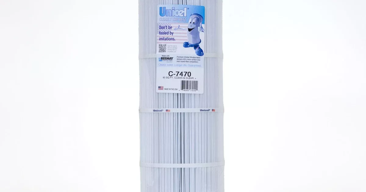 Unicel C-7470 Replacement Filter Cartridge for Pentair Clean & Clear Plus 320 & Waterway Crystal Water 325 | 80 Sq. Ft. | 20″
