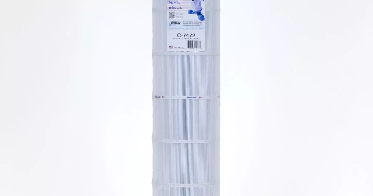 Unicel C-7472 Replacement Filter Cartridge for Pentair Clean & Clear Plus & Waterway Crystal Water 525 | 125 Sq. Ft. | 32 1/16″