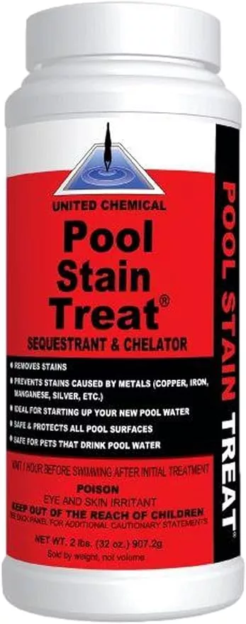 UNITED CHEMICALS 2 lb Bottle Pool Stain Treat