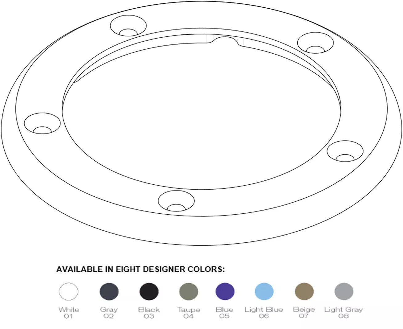 VANQUISH TOP BODY RING, GRAY
