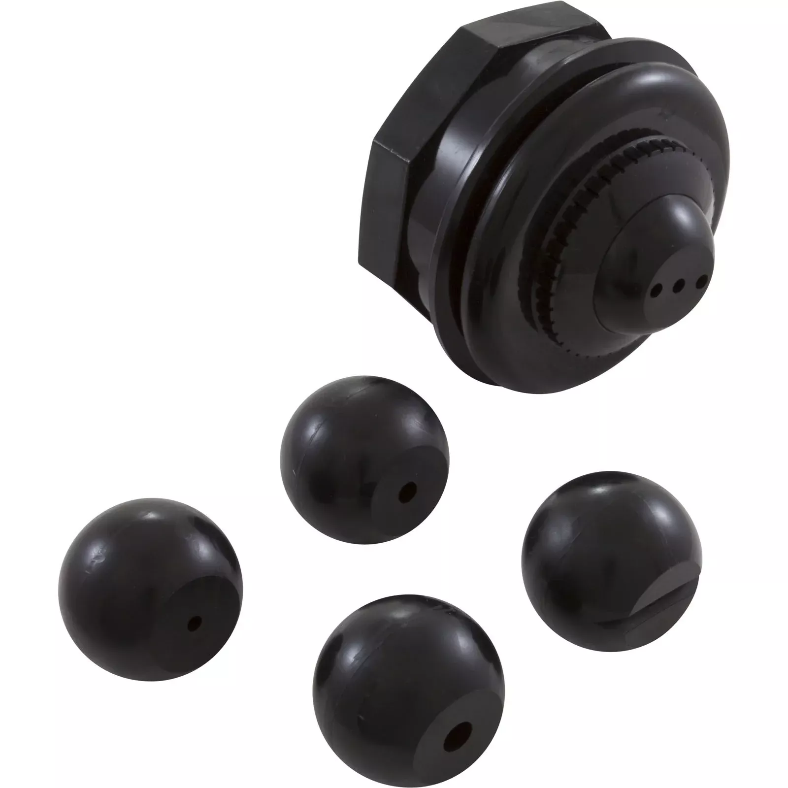 Vinyl Liner Pool Wall Jet Kit Black : 25553-904-000